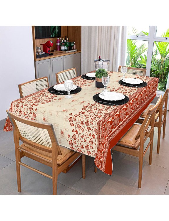 09 toalha de mesa 6 lugares flores azuis