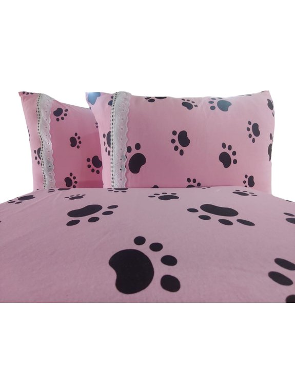 03 lencol malha casal estampado c elastico 02 porta travesseiros com ziper e lese