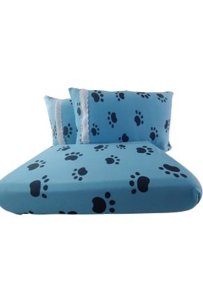 06 lencol malha casal estampado c elastico 02 porta travesseiros com ziper e lese